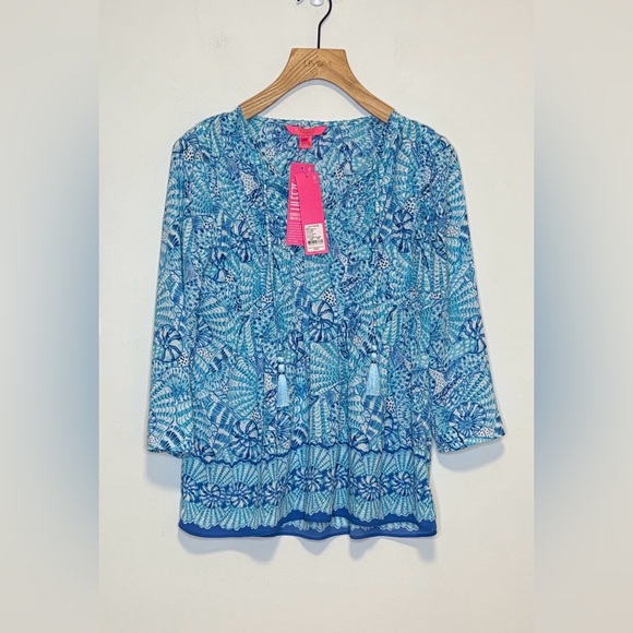 Lilly Pulitzer  MARILINA tunic NWT , sz: XXS - Picture 4 of 11
